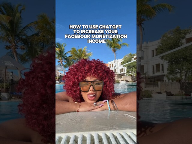 How to use ChatGPT to make more money on Facebook 💵 #facebookmonetization