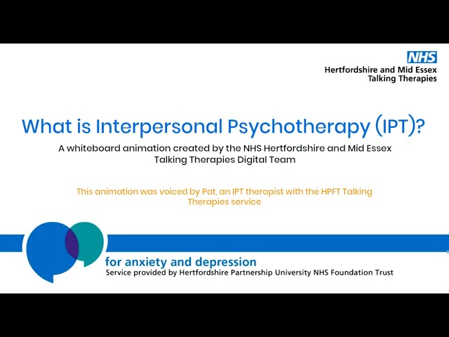 What is Interpersonal Psychotherapy (IPT)?
