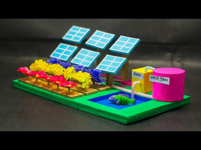 Solar Power irrigation System | School Science Project