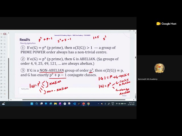Modern Algebra | Group Theory | Class | CSIR NET | TNSET | MATHS | Semmozhi IAS Academy