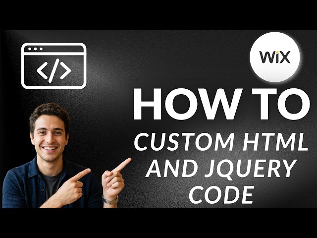 How to Add Custom HTML and jQuery Code Into Wix Website (Updated 2026 Step-by-Step Guide)