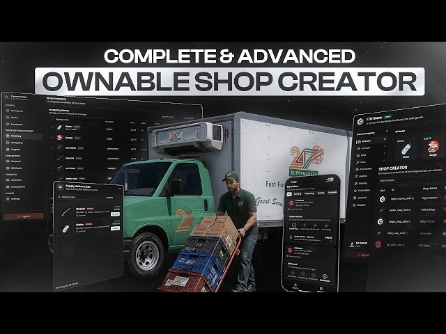 The Most Advanced Shop System for FiveM | Full Showcase