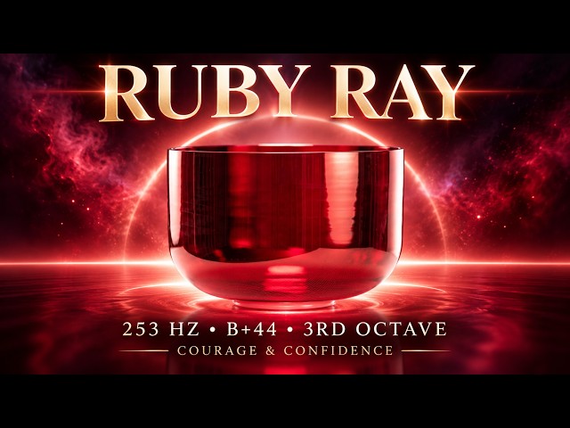 253 Hz RUBY RAY ✨ This Crystal Bowl Has an Unmistakable Presence