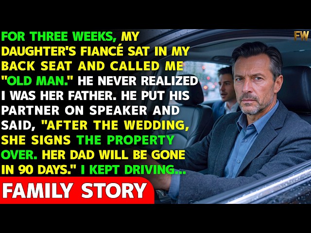 I Drove My Daughter's Fiancé Every Morning, Then Heard What He Planned After the Wedding