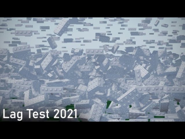 My phone managing to get 110000 parts!!! (In Roblox Lag test 2021)