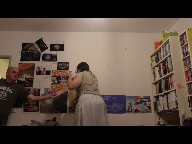 Taking Down my Poster Wall in Vienna so I Can Move to the US (with silly song parodies and jokes)