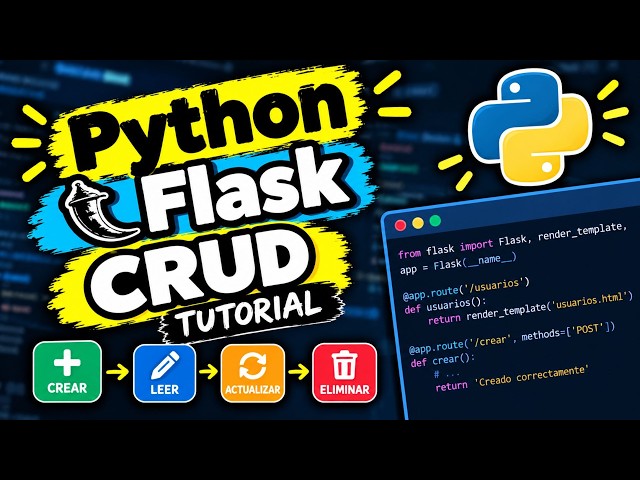 Programar en Python con Visual Studio Code | Python Flask CRUD tutorial con Listas