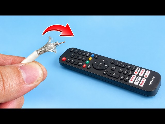 Once You Know This Secret, You'll Never Buy a New TV Remote Again 😱! Easily Fix Any TV Remote!!
