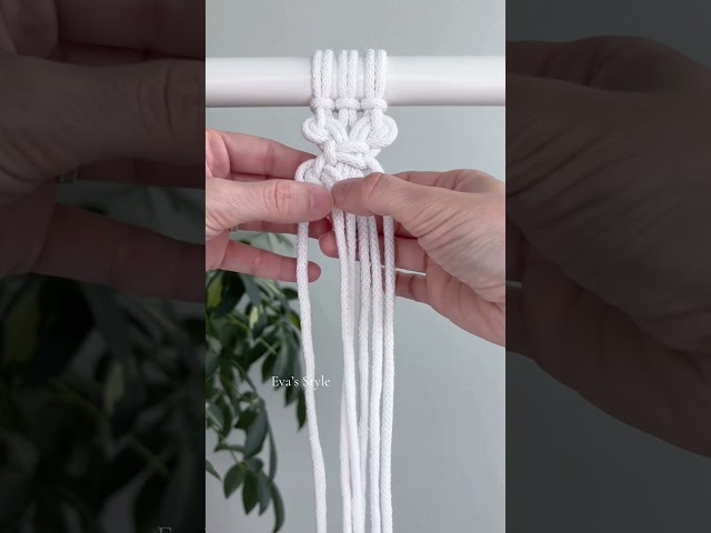 🌿 #macrame #macrametutorial #macrameinspiration #macramelove #macramepattern #handmade