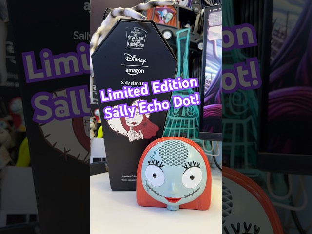 Limited Edition Sally Amazon Echo Dot Stand! #nightmarebeforechristmas #amazon #disney #alexa #sally
