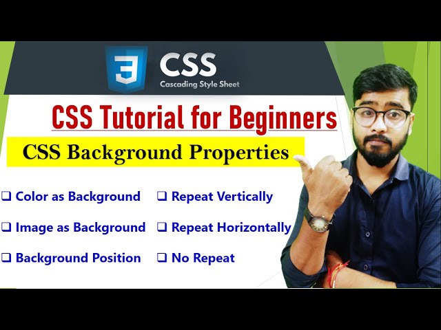 CSS Background Property | CSS Tutorial for Beginners | HTML & CSS