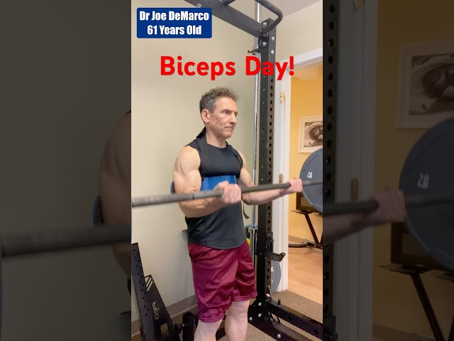 Building bigger biceps over 60 ✅ #fitness #shorts #aging