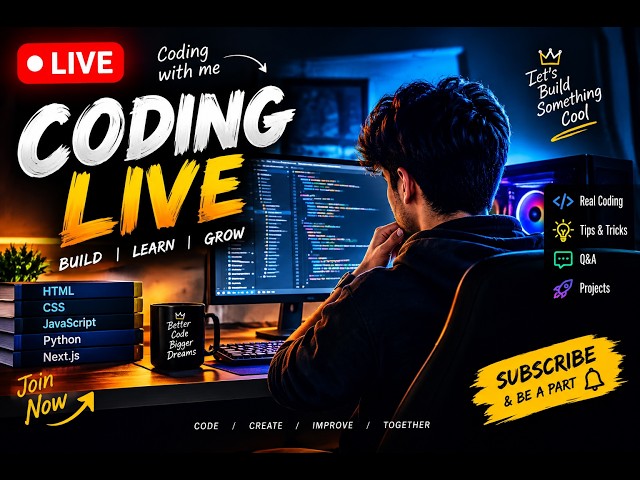 🔴 YOU DECIDE WHAT I CODE! 💻 | LIVE CODING + CHAT CHALLENGE 🚀