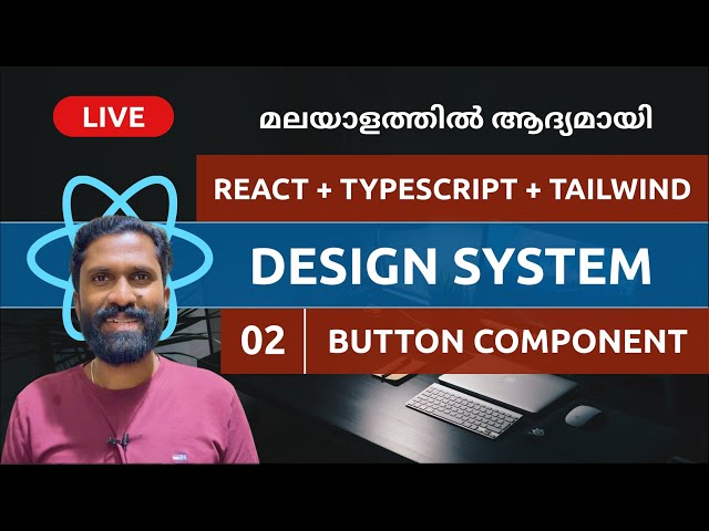 🔥#2 LIVE | How To Build a Design System With React + TypeScript + Tailwind CSS | Button Component
