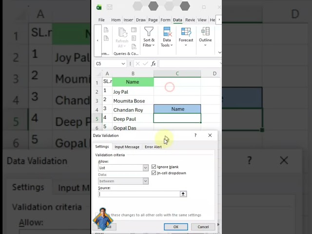 মাত্র ৩০ সেকেন্ডে শিখুন Excel Drop-down List তৈরি করা! 📊
