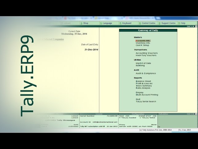 Tally.ERP9 : How to Create Stock Items in Tally | Maintain Stock