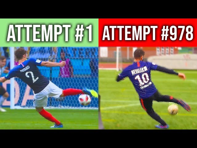 FAMOUS Footballers Scored These Goals ONE attempt..We did them in 1 Hour