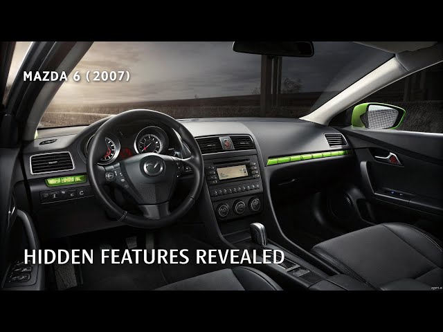 Mazda 6 (2007) hidden menu - HOW TO