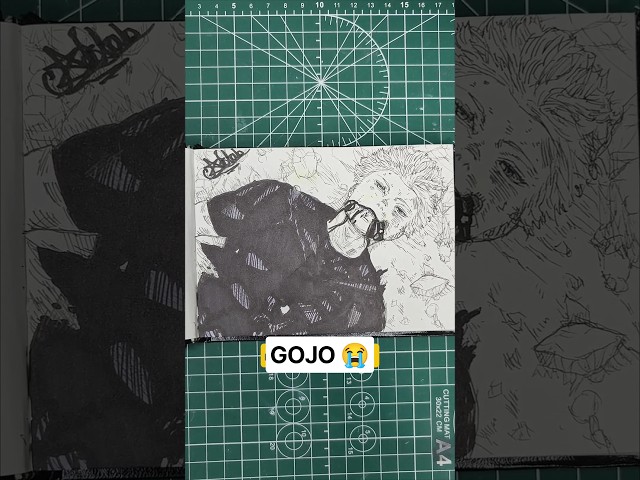 DRAWING 📝 OF GOJO 😭 FROM JJK 🔥