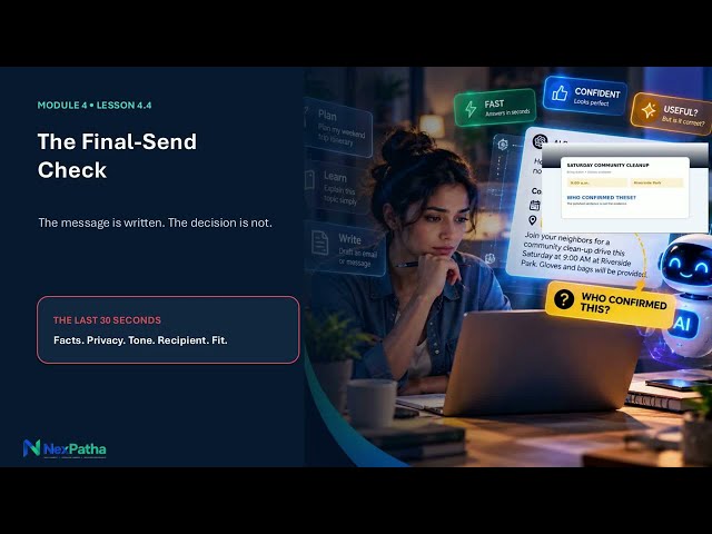 Lesson 4.4: The Final Send Check