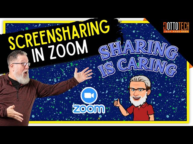 Screensharing in Zoom - Screen-share Tutorial