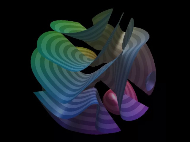 Visualization of a 3D neural network (1)