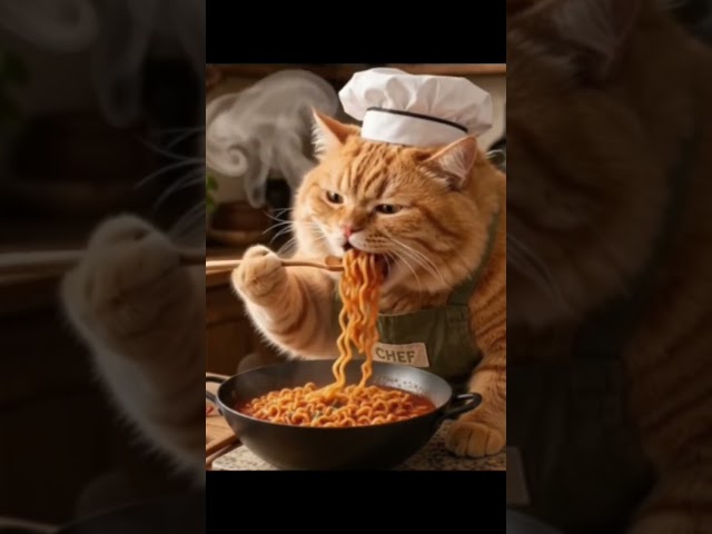 Funny Cats Go Shopping in Dubai and Cook Crispy Chicken Wings Together #cat