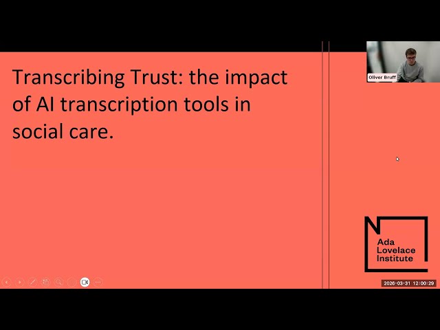 Transcribing trust: the impact of AI transcription tools in social care