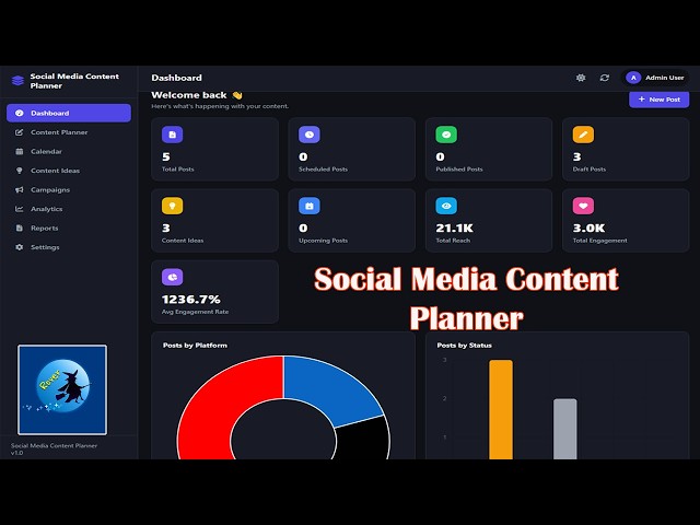 Google Apps Script web app example: Social Media Planner SaaS App #crud #googlesheets #appscript
