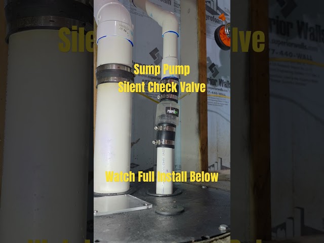 Eliminate Sump Pump Water Hammer With PumpSpy Silent Check Valve
