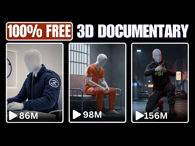 How I made 3D documentaries for FREE (Full Tutorial)