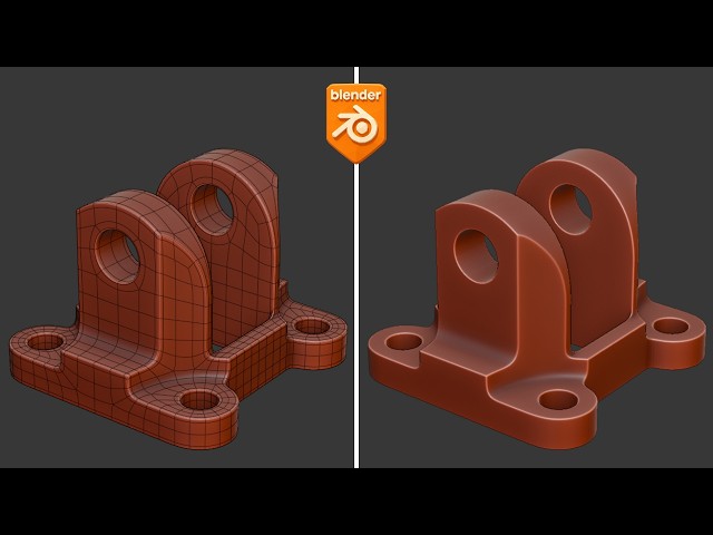 Blender Practice – Modeling a Mechanical Swivel Flange