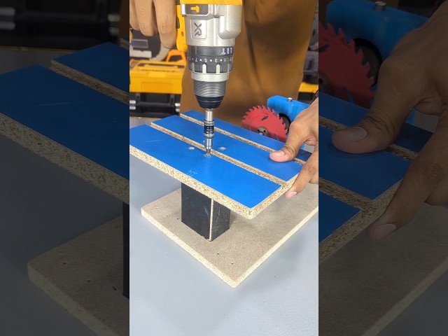How to make a sliding detector using a drill machine