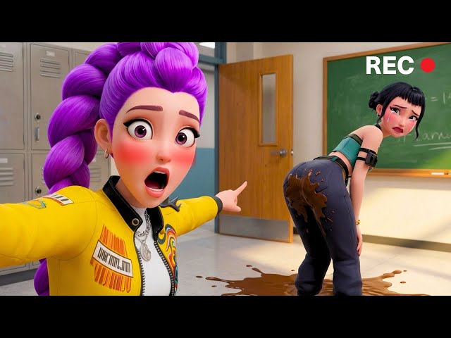 😱📚 VLOG: Zoey at SCHOOL! Classroom TROLLS Go TOO FAR — Everyone Loses It! | K-Pop Demon Hunters