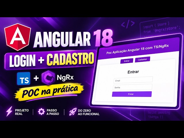 Você Sabe Criar um Login Profissional com Angular 18? Veja Essa POC!
