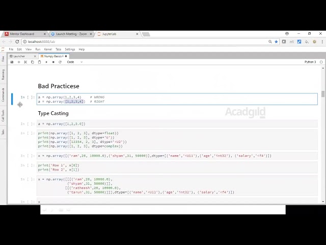 NumPy Python Tutorial   Part 1 ｜ NumPy and Pandas Tutorial ｜ NumPy Tutorial ｜ NumPy Introduction rvY
