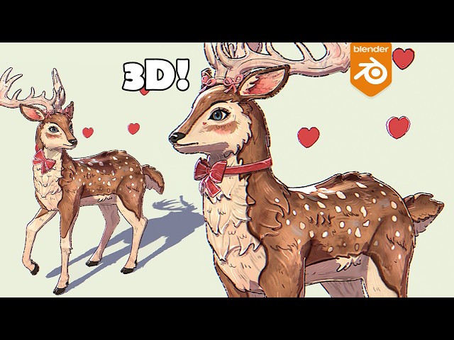 Stylized Art in Blender Tutorial! (Animal)