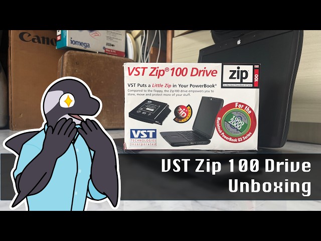 VST Zip 100 Drive Module Unboxing (Powerbook G3 Lombard/Pismo)