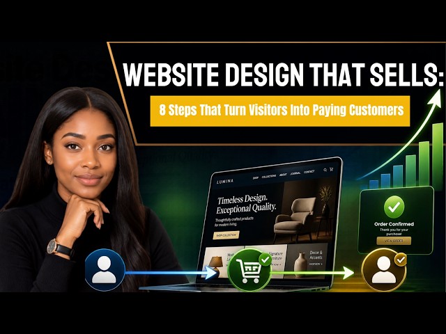 Website Design That Sells: 8 Steps That Turn Visitors Into Paying Customers