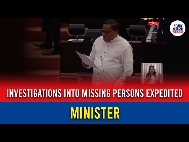 Investigations into missing persons expedited: Minister