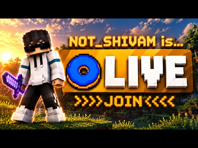 🔴 DONUT SMP LIVE | BASE RATINGS | PAPER GAME  | NOT_SHIVAM