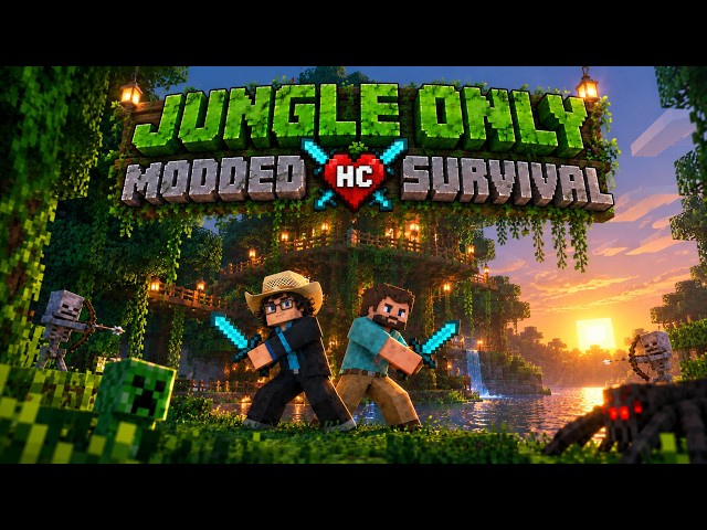 Minecraft Brother Duo - Jungle Only HC Survival "Welcome To The Jungle"