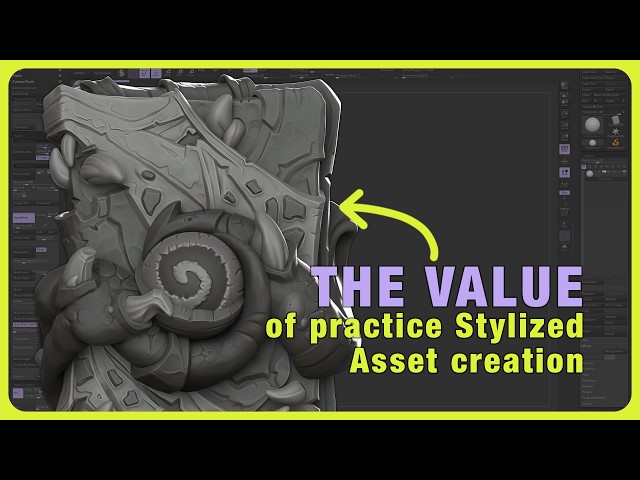 The Value of practice Stylized Asset creation