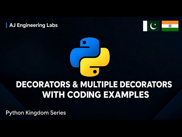 Python Decorators| multiple decorator | Coding Exercises from Easy to Advance