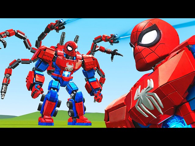 SPIDERMAN TRANSFORMER 🕷️ Mecha Superhero in Garry's Mod!