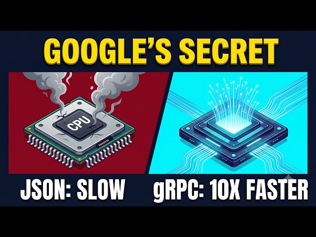 Why Google Uses gRPC Instead of JSON | System Design #16