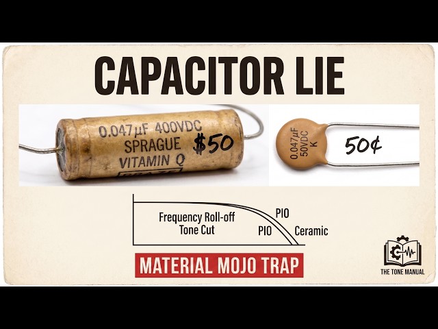 The Tone Capacitor Lie: Why $50 Paper-in-Oil Won't Beat a 50¢ Ceramic