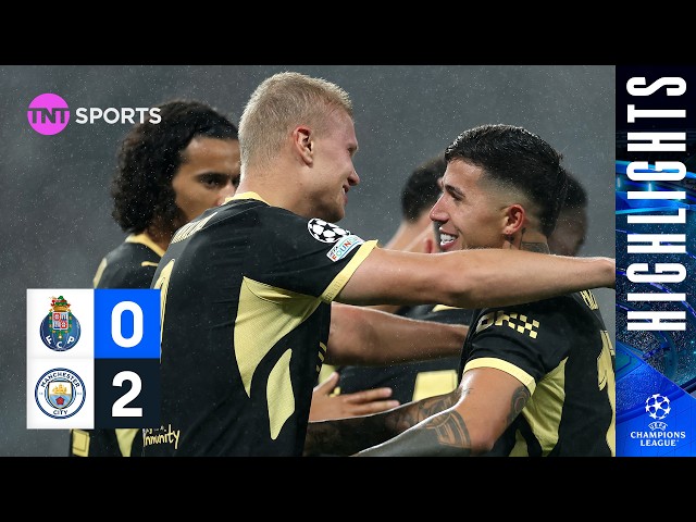 Haaland At The Double! 🔥 | Porto 0-2 Man City | UEFA Champions League Highlights