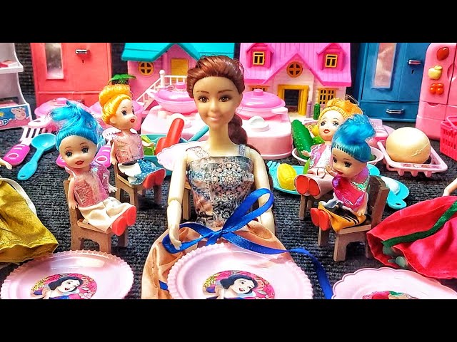 10 Minutes Satisfying Unboxing Barbie Dream Closet Unboxing & Kitchen Fun | My Toys Studio