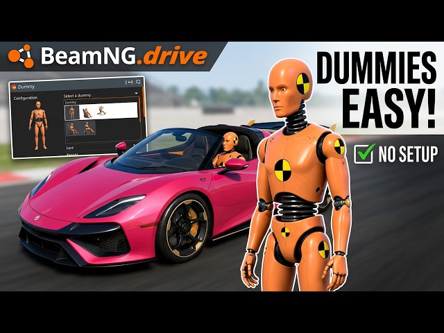 The Easiest Way to Get Dummies in BeamNG.drive
